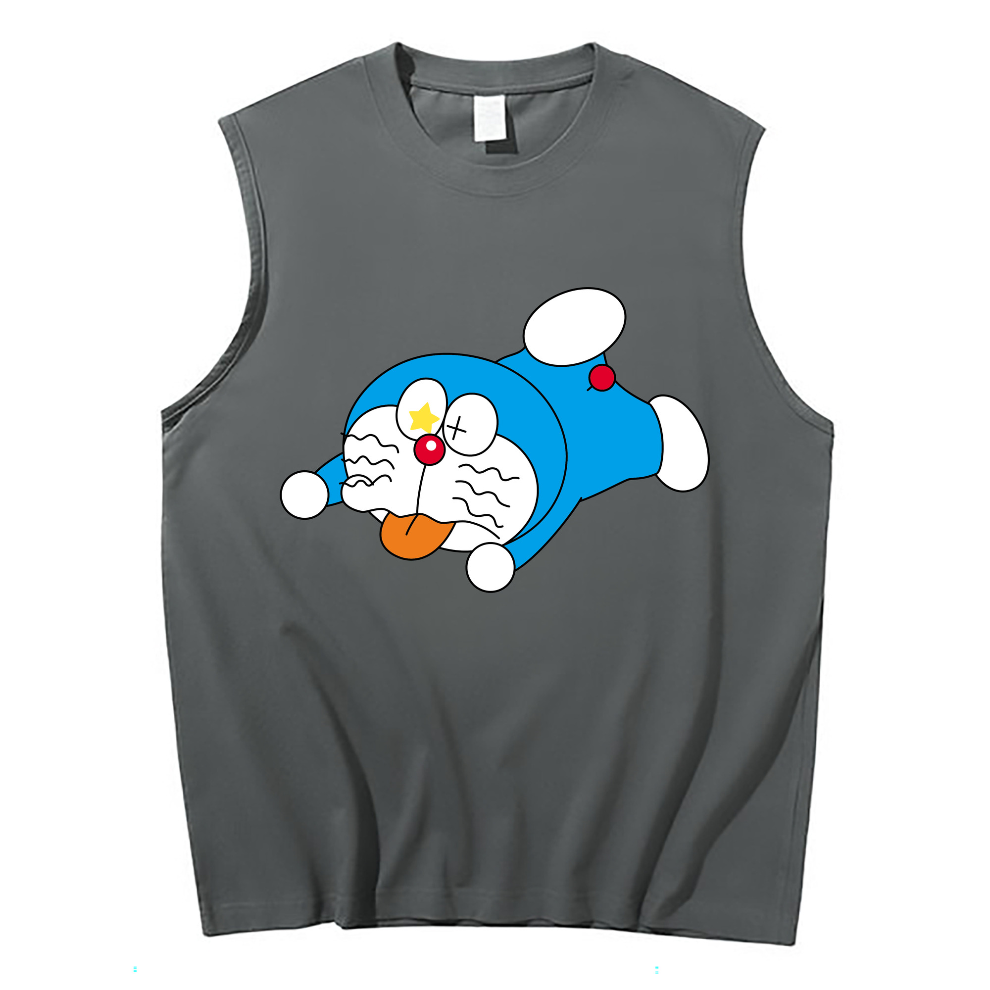 （画像用） ドラえもん Doraemon コットン100％タンクトップ（フロントプリント）